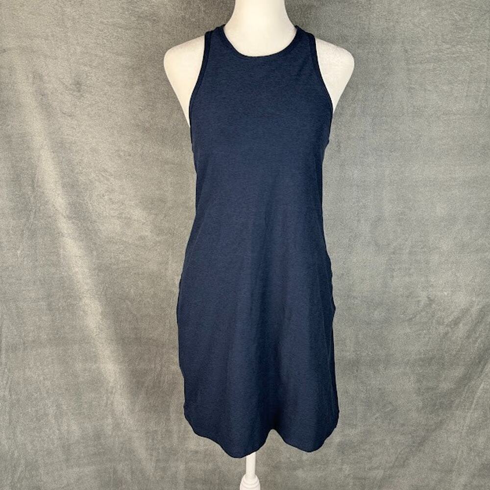Beyond Yoga Dress Womens Medium Blue Under Lock And Key Sporty Activewear Travel